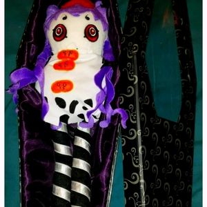 Nightmares & Fairy Tales 16" Annabelle Plush Doll & Coffin FSc Cute Creepy Goth